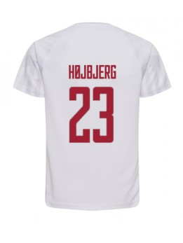 Billige Danmark Pierre-Emile Hojbjerg #23 Bortedrakt VM 2022 Kortermet